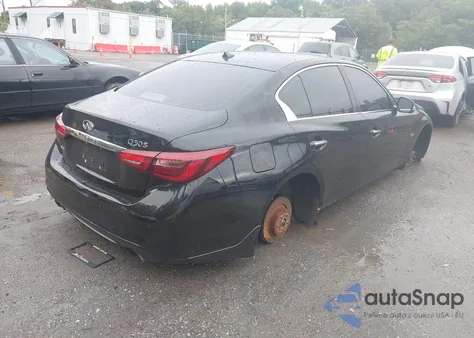 2019 Infiniti Q50 3.0T Red Sport 400 из США, поврежденный, VIN JN1FV7AR4KM800090